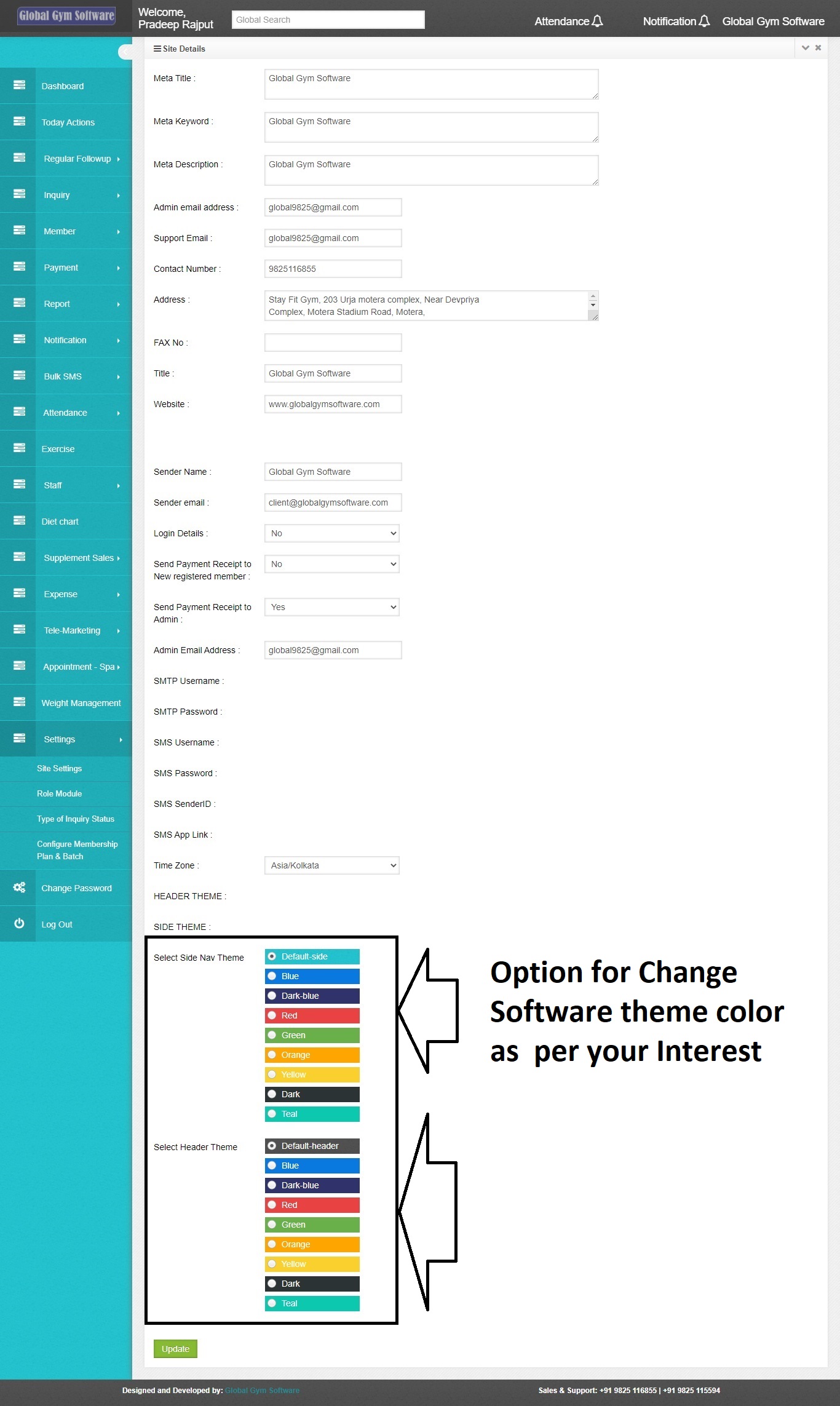 pending payment list active member and inactive member